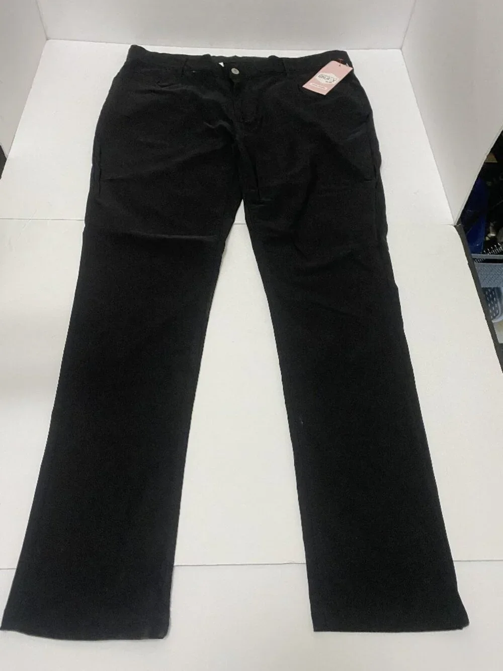 NWT Galaxy by Harvic Girls Junior 16 School Uniform Slacks Pants Black
